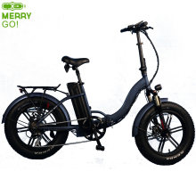 350W Fat Tire Folding Bike with Suspension for Adults